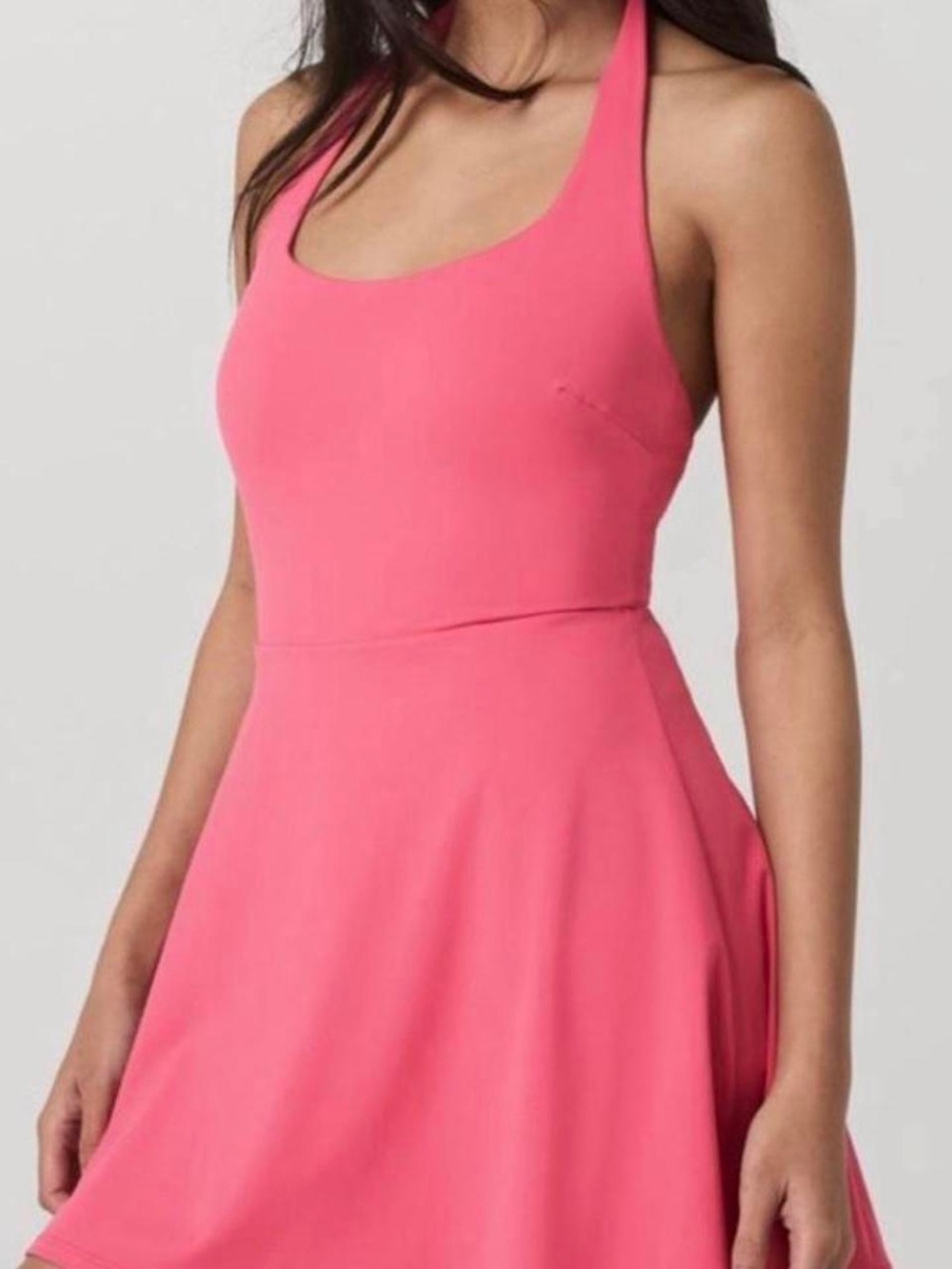 Vuori Pink Halter Dress